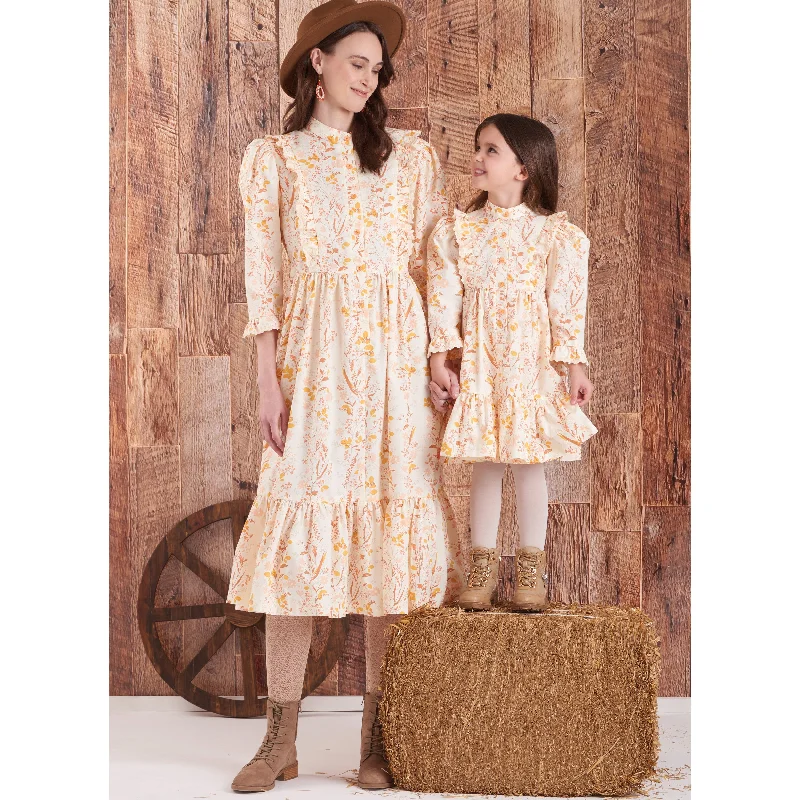 Simplicity 9653 Children's / Misses' Dress pattern by Elaine Heigl Designs A-Line Day Work