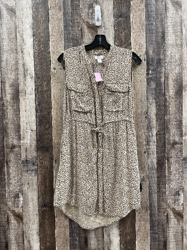 Animal Print Dress Casual Short Japna, Size M