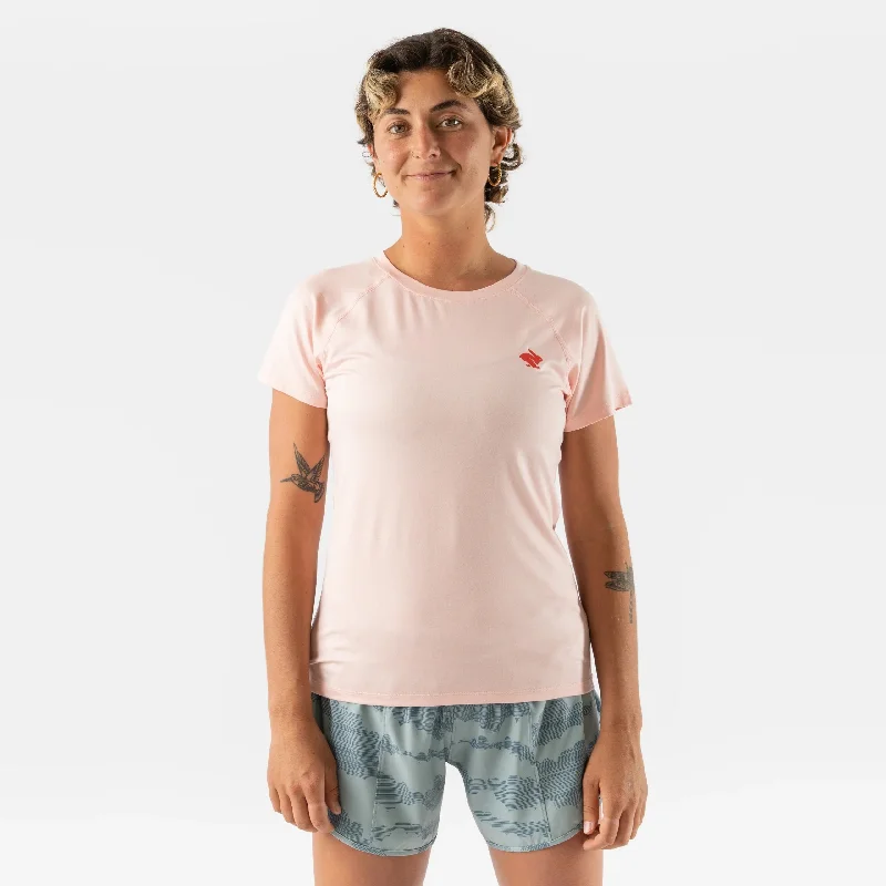 rabbit EZ Tee | Blushing Rose | Womens Welt Pockets Slit Pockets Flap Pockets