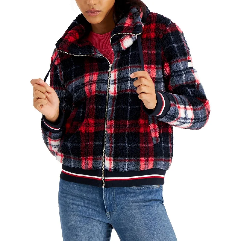 Womens Sherpa Warm Fleece Jacket Luxe Faux Fur Coat