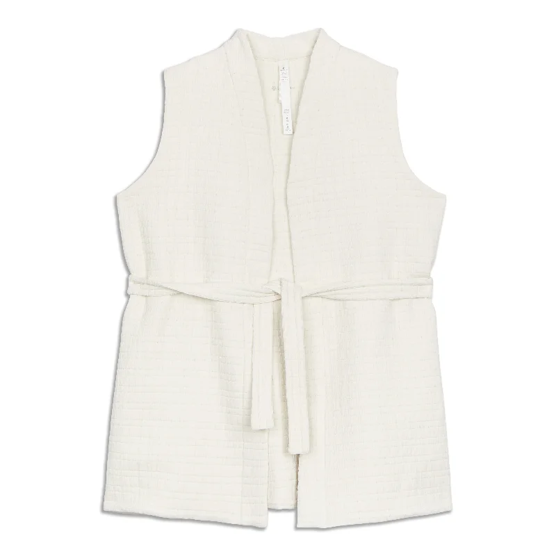 Serene Travels Vest - Resale Thick Layered Jacket