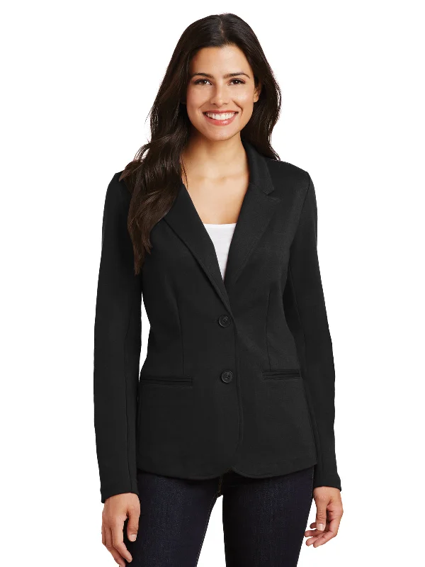 Women's Knit Blazer Lightweight Windbreaker