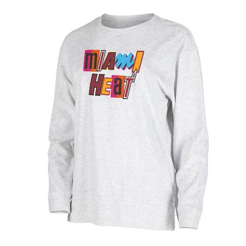Concepts Sport Miami Mashup Vol. 2 Women's Crewneck Graphic Hoodie Design Print