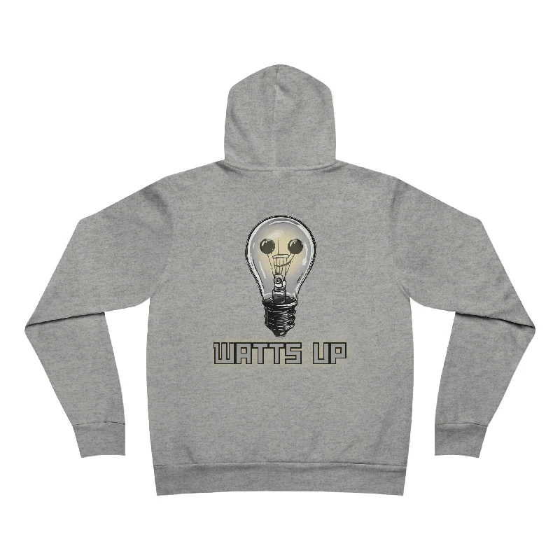 Watts Up GTG Automation Color Logo Hoodie Hoodie with Hem Contrast Bold Stylish
