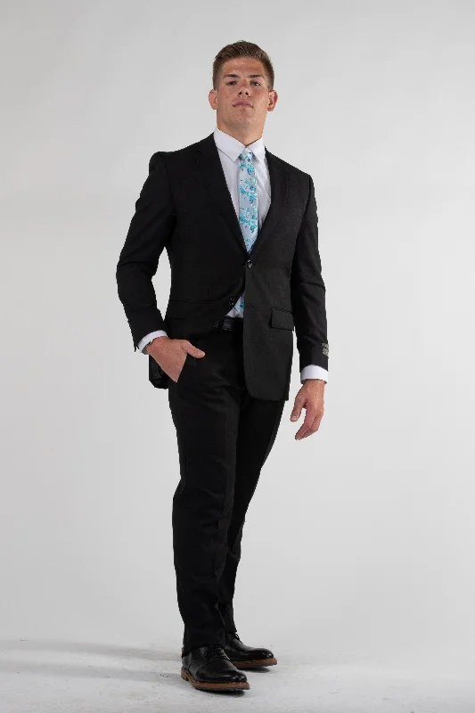 Signature Suit Classic Black Women's Leather Blazer
